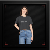 CARZE LUXE // FLX — BREEZEFORM CROP TEE