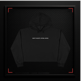 CARZE LUXE // FLX — SILENTFORM CROP HOODIE