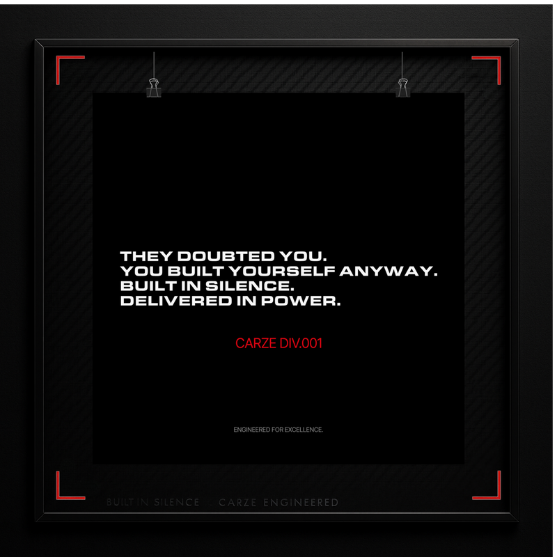 CARZE // CRX — SHADOWPRINT POSTER