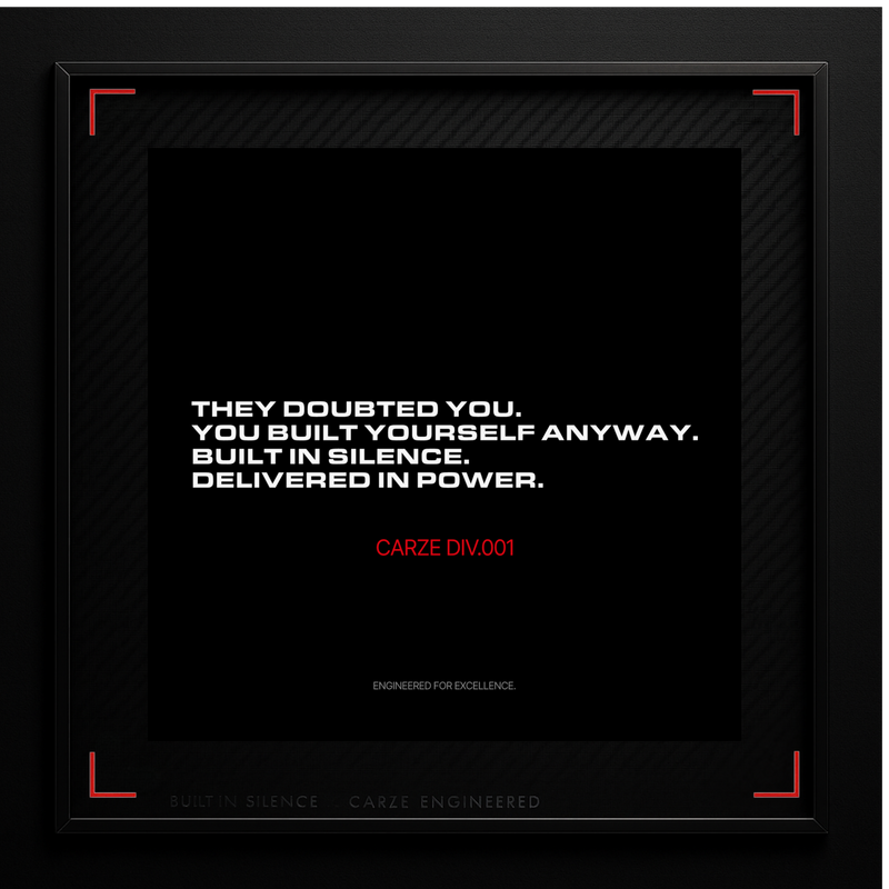 CARZE // CRX — SHADOWPRINT POSTER